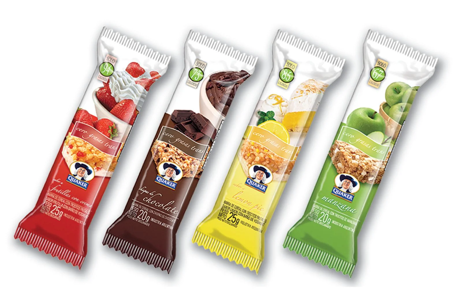 Quaker · Cindor · Royal · Twistos — Marcas que se eligen en la góndola