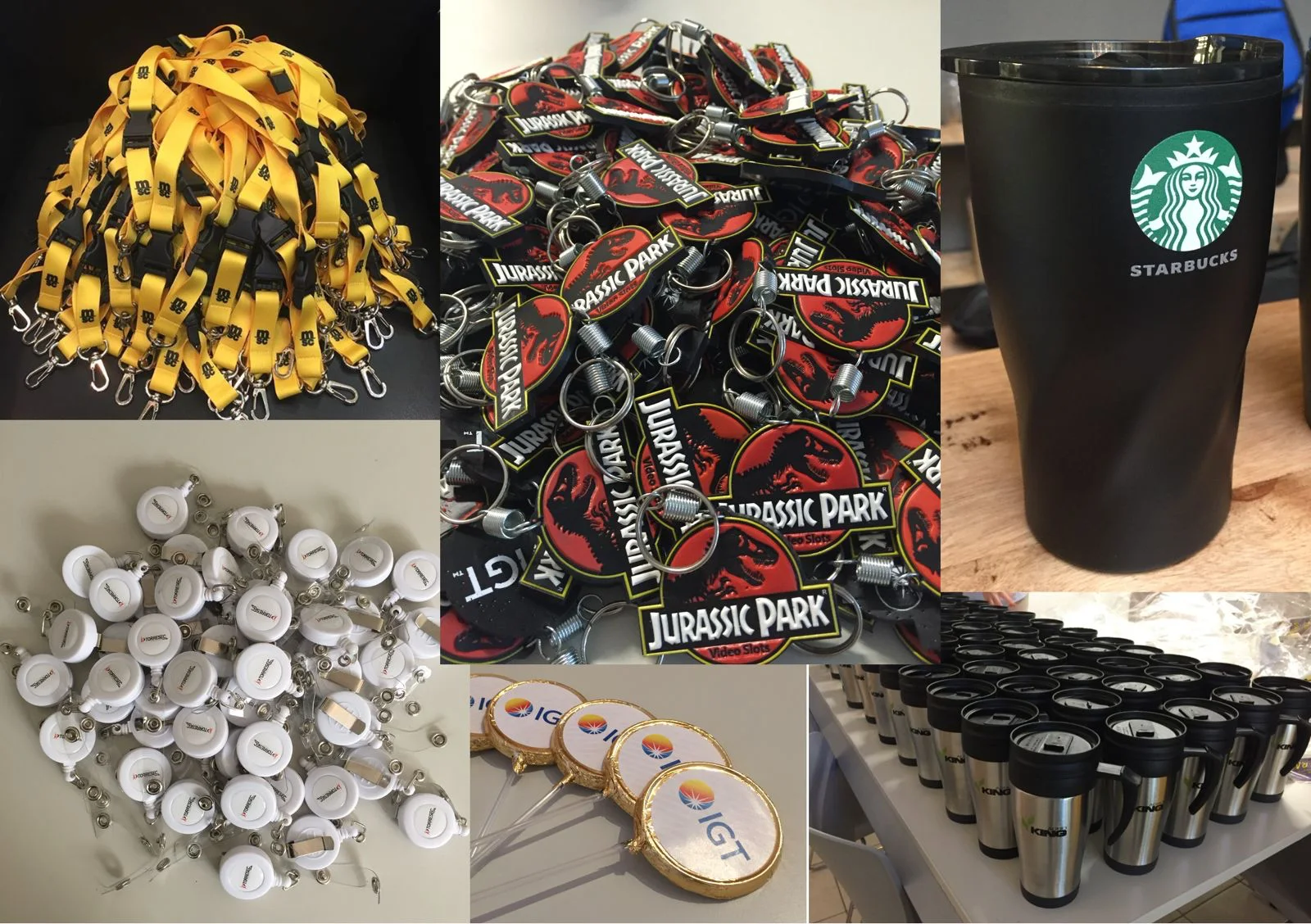 Merchandising Jurassic Park · Starbucks · IGT